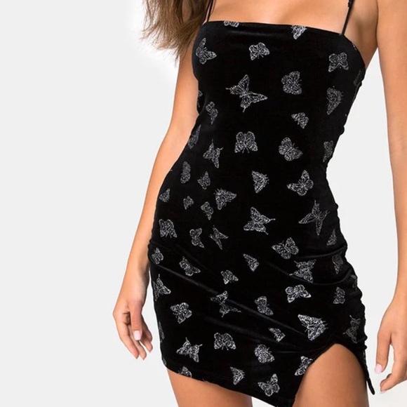 Motel rocks sparkle butterfly dress - Picture 1 of 4